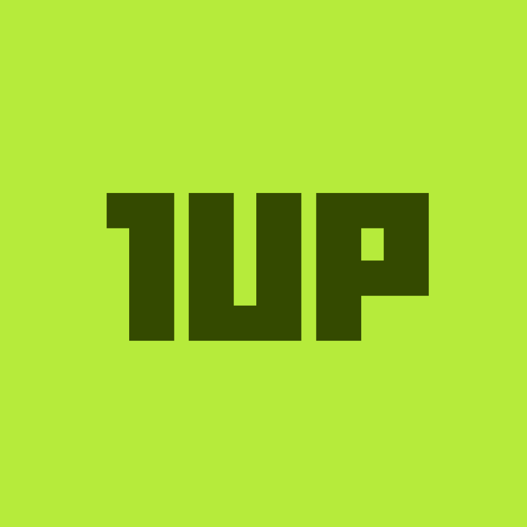 1UP - Product Hunt launch logo and brand identity