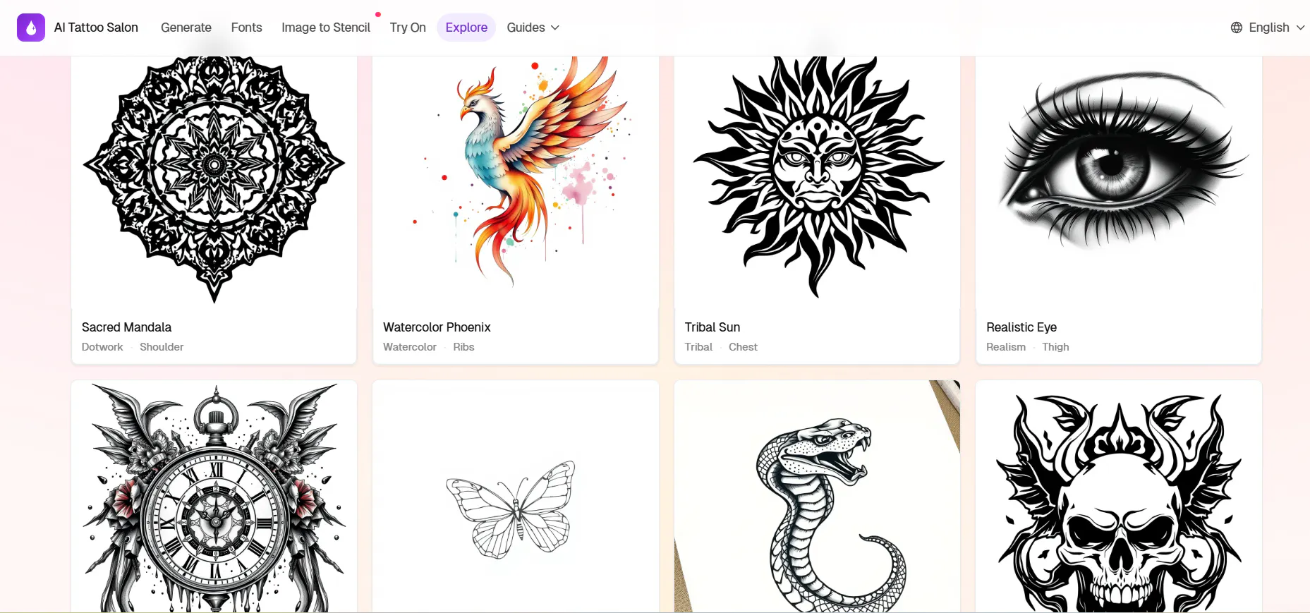 AI Tattoo Salon gallery image