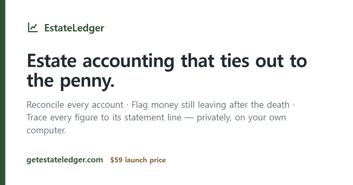 EstateLedger gallery image