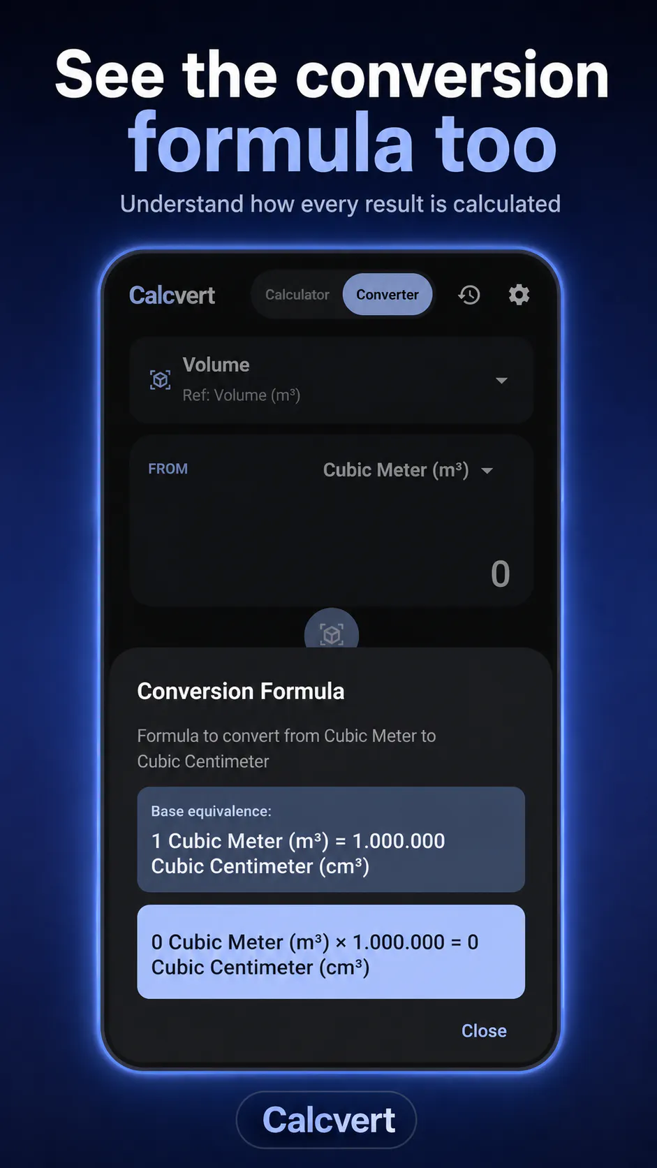 Calcvert: calculator converter gallery image
