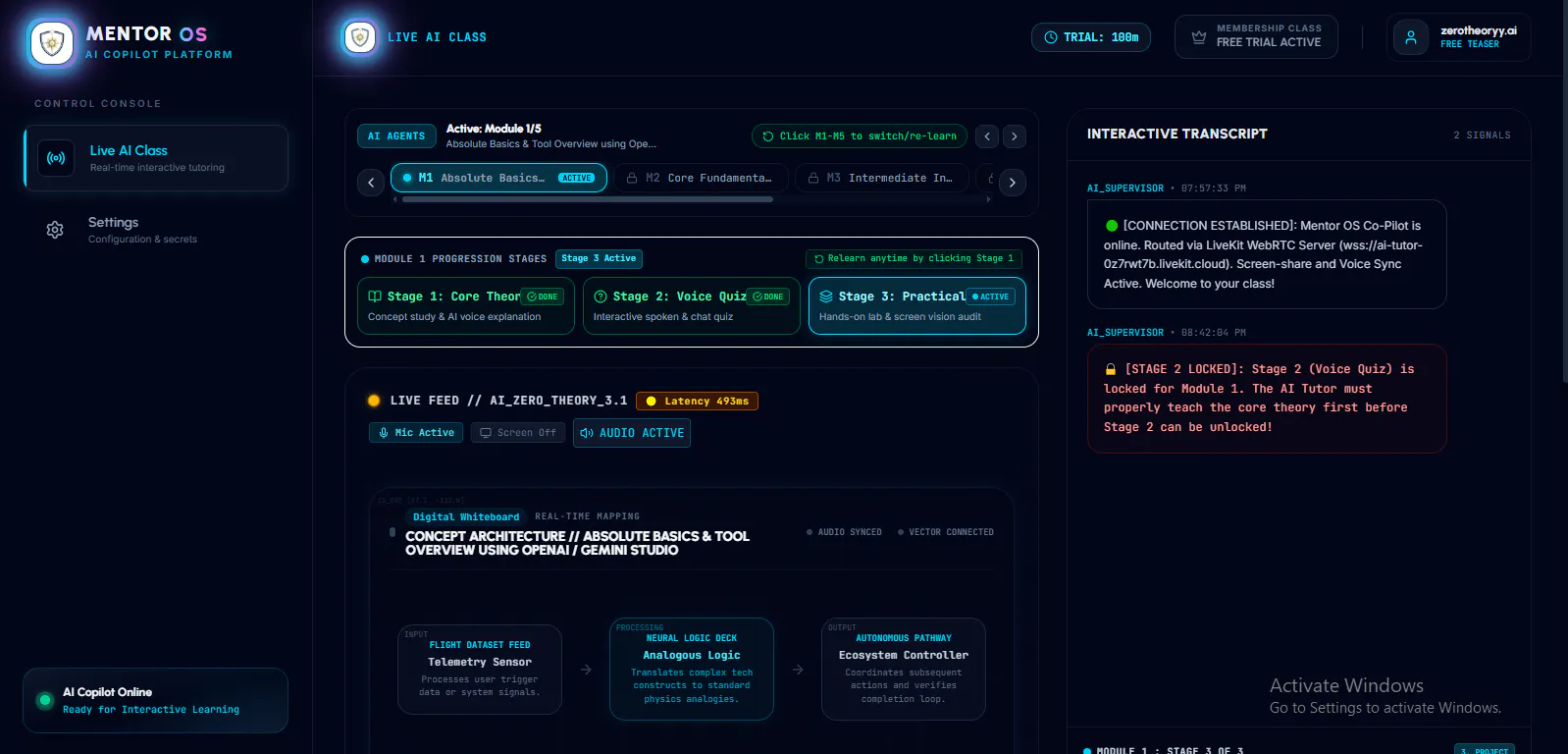 Mentor OS gallery image
