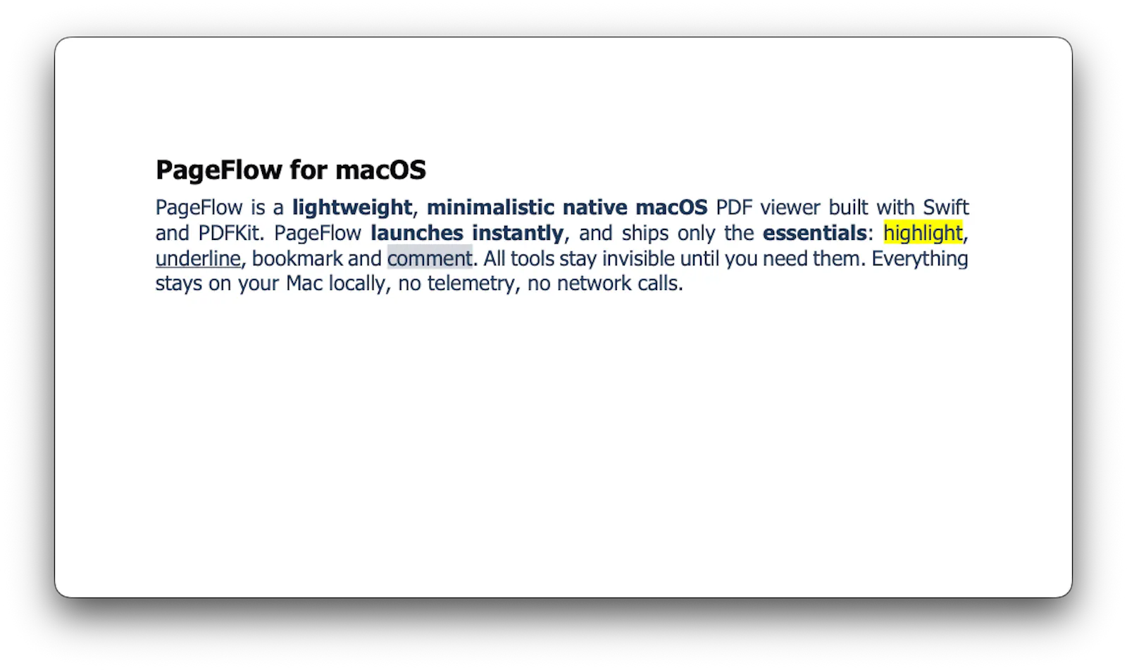 PageFlow screenshot 1