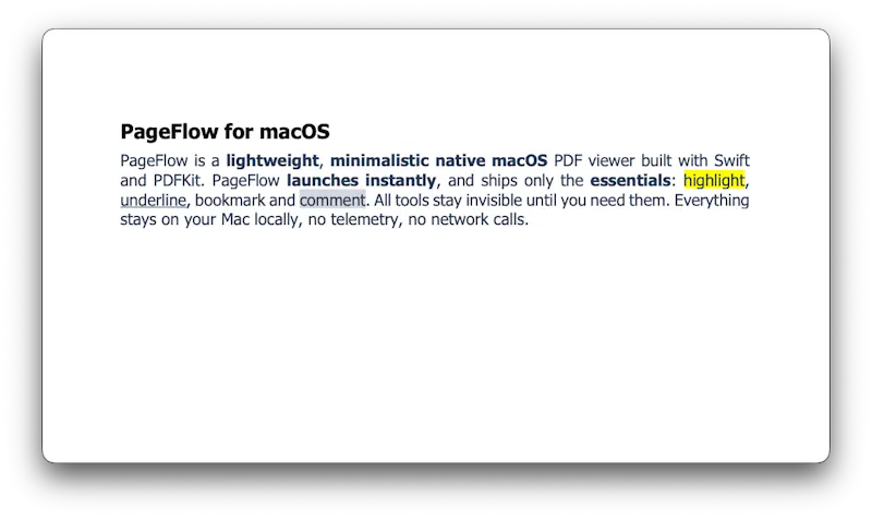 PageFlow screenshot 1
