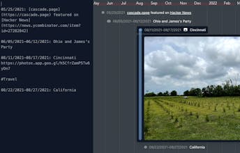 Cascade.page gallery image