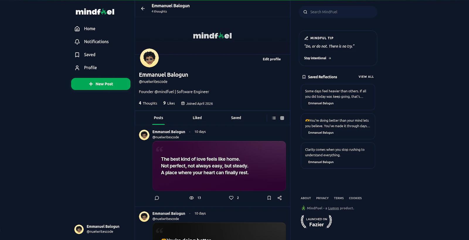 MindFuel screenshot 2
