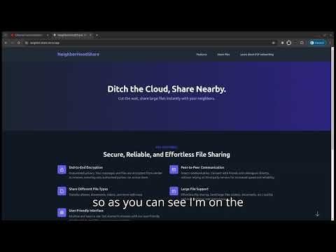 startuptile NeighborHoodShare-Ditch the Cloud share nearby