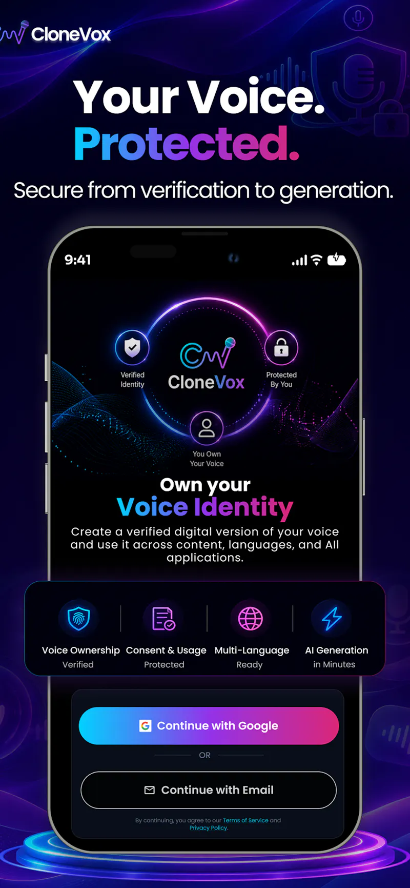 CloneVox screenshot 1