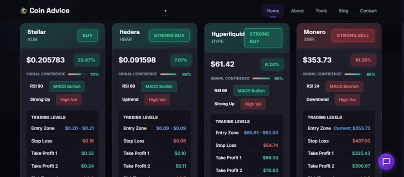 CoinAdvice - Free Crypto Tools screenshot 2