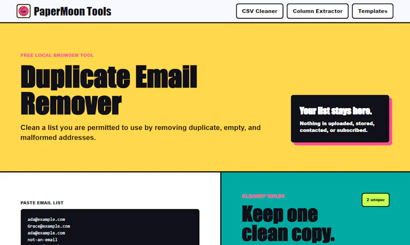 PaperMoon Browser Tools screenshot 3