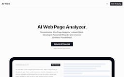 AI Web Page Analyzer (AI WPA) media 1