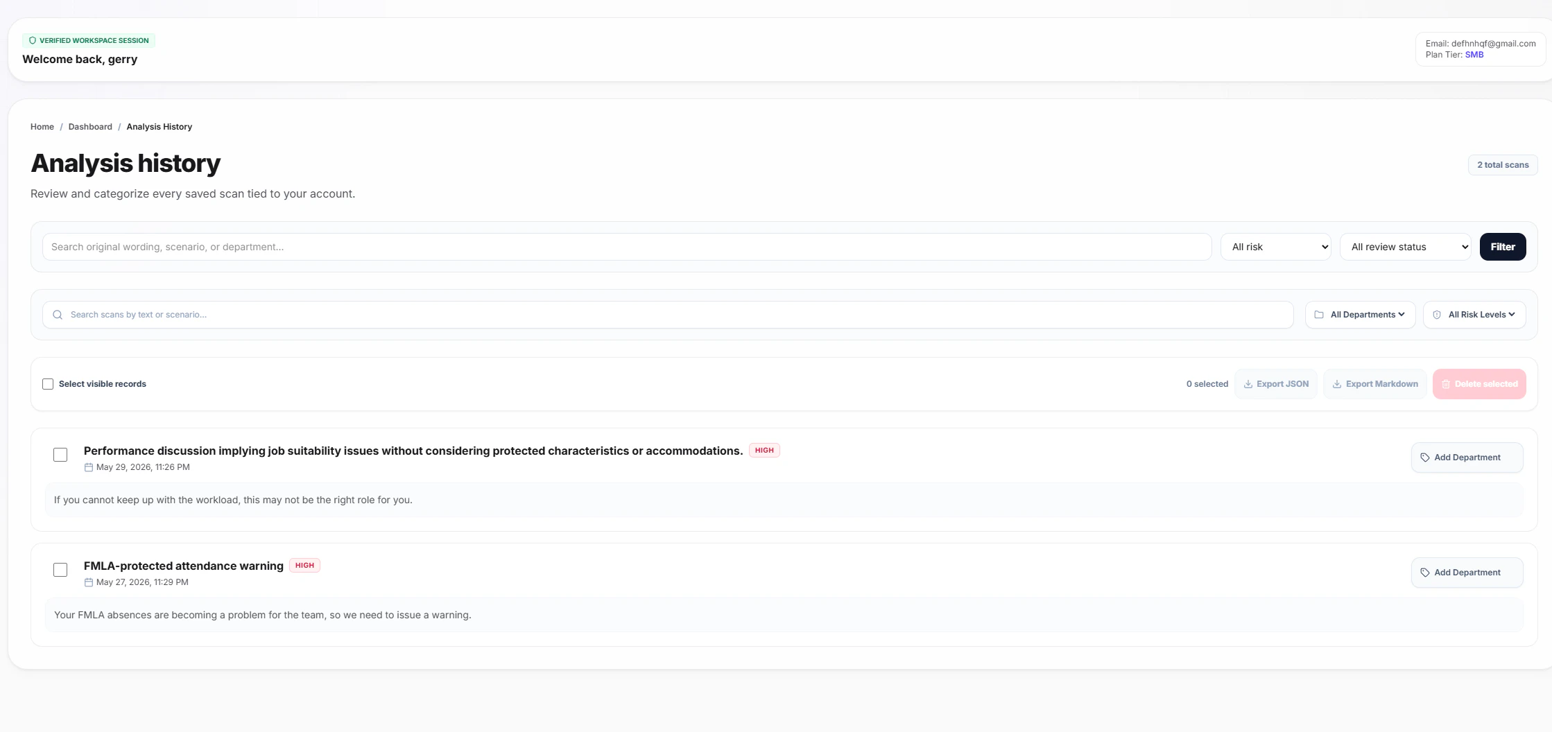 RetaliationCheck screenshot 1