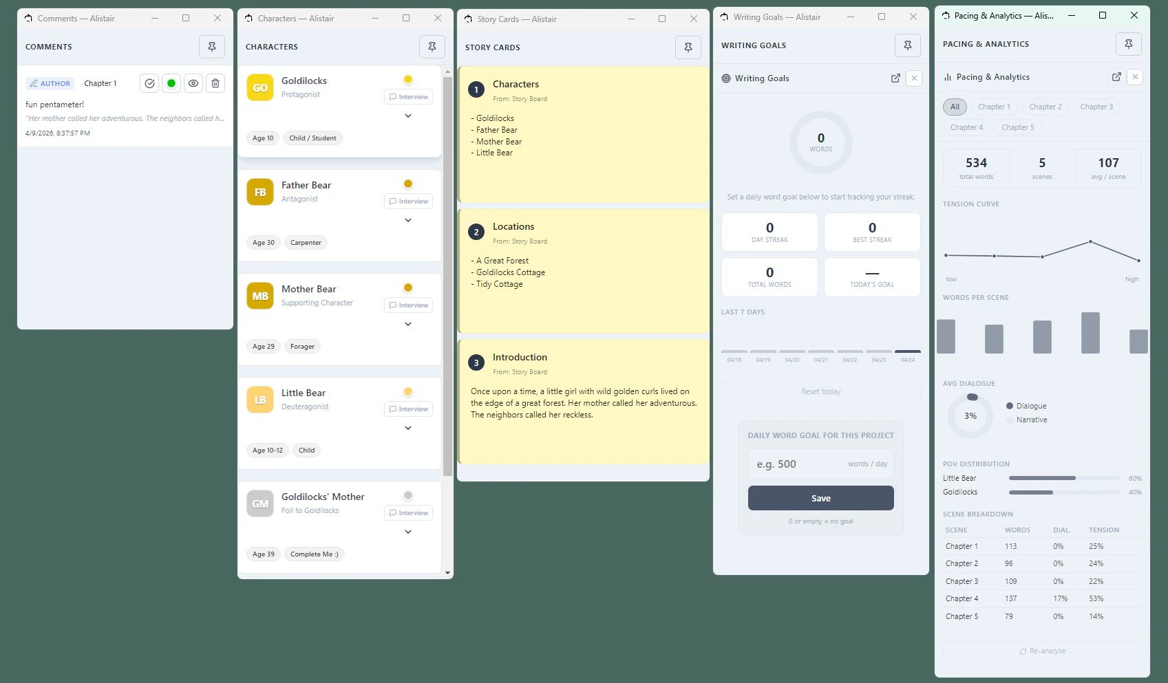 Alistair 대표 미리보기