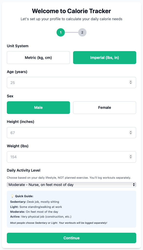 Free Calorie Track - Screenshot 3 showing product features and functionality