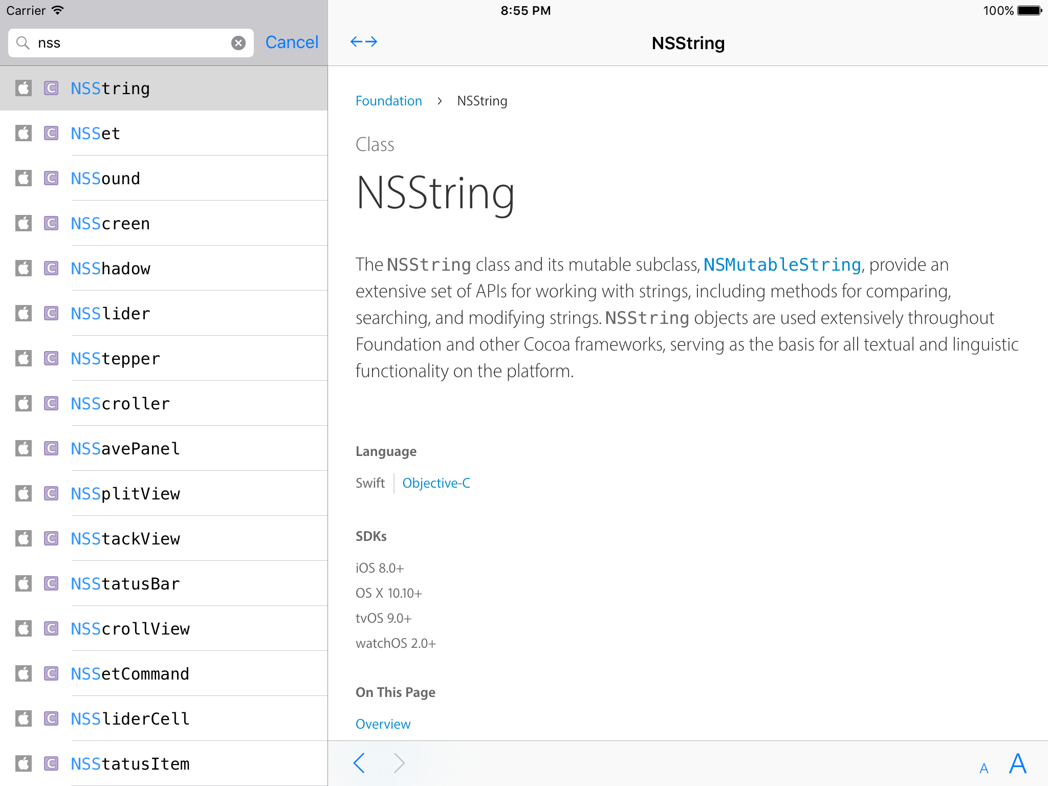 Dash for iOS gallery image