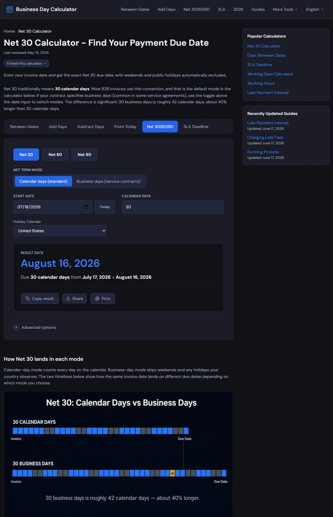 Business Day Calculator gallery image