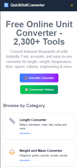 QuickUnitConverter gallery image