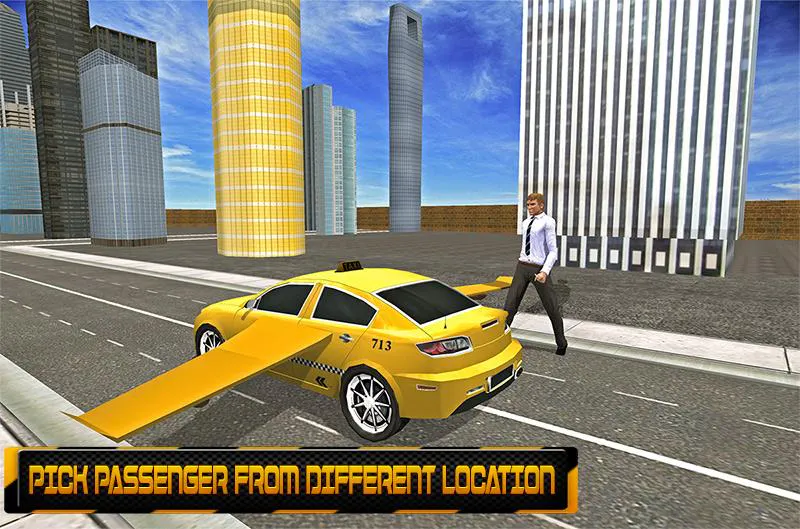 Flying Taxi: Real Pilot 3D