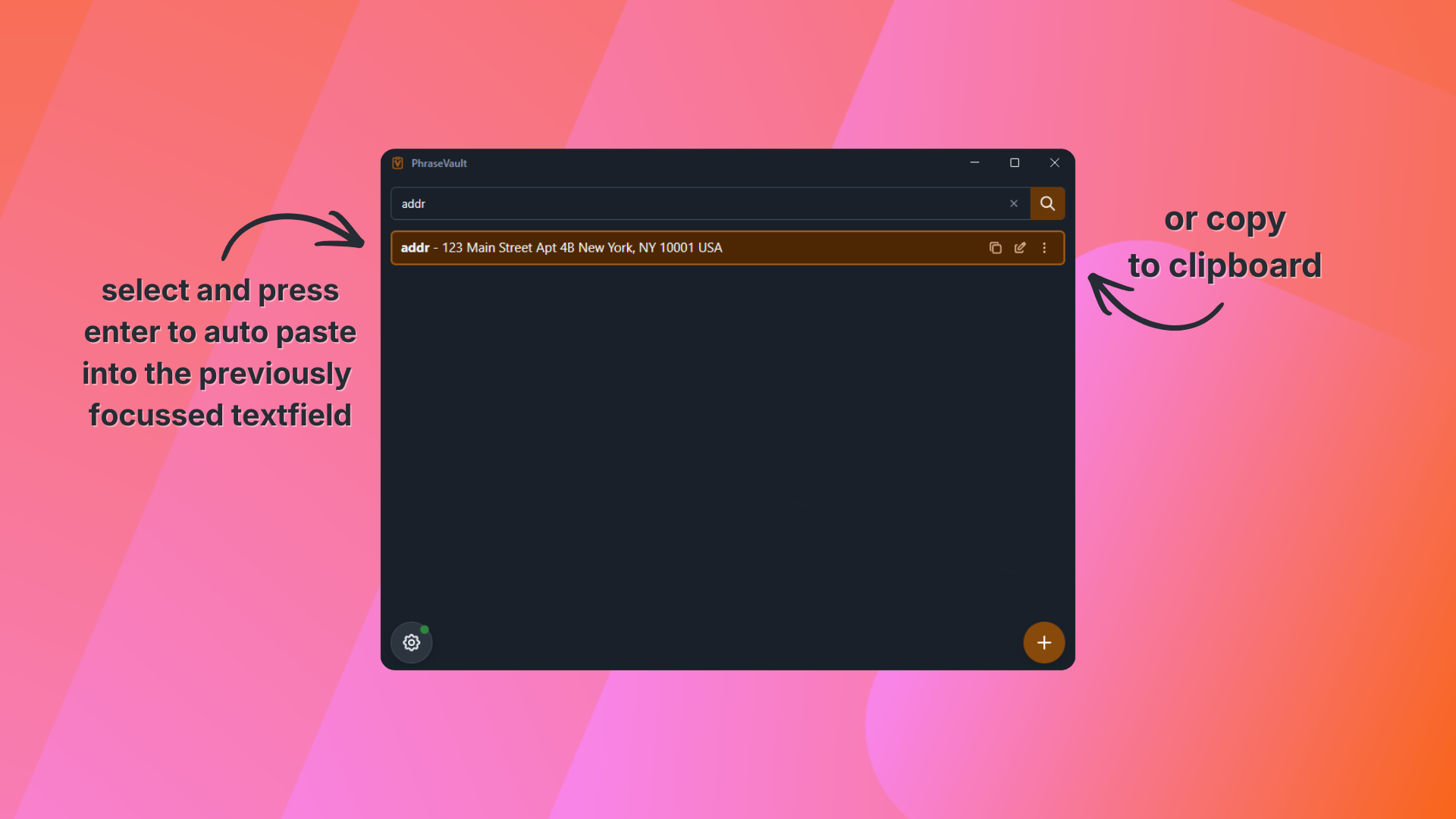 PhraseVault - Screenshot 3 showing product features and functionality
