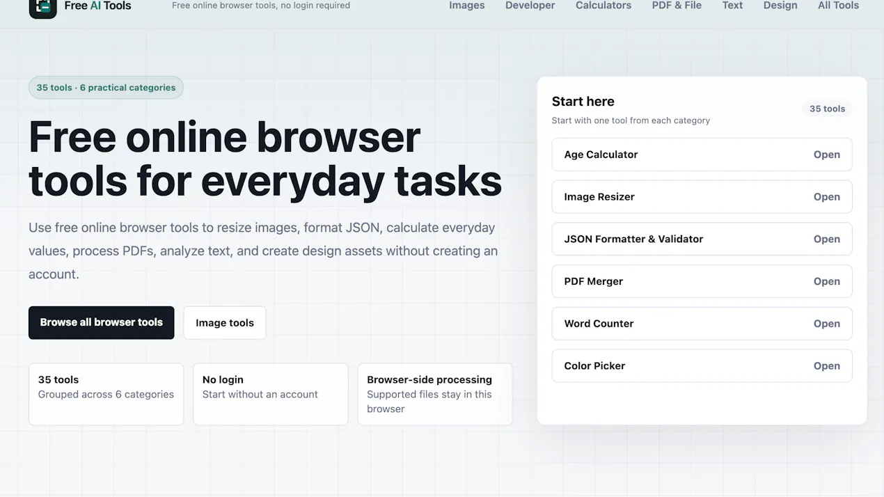 Free AI Tools product