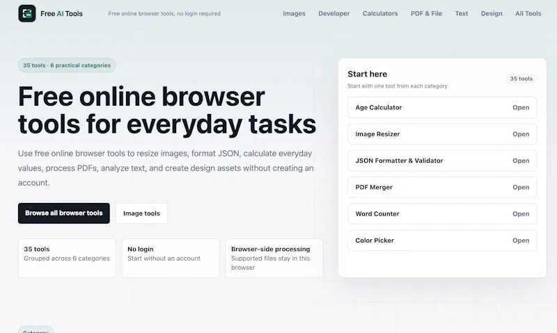 Free AI Tools screenshot 1