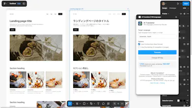 Figma AI Translator | 165 languages gallery image