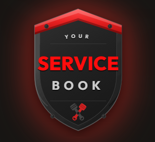 Your Service Book - Product Hunt launch logo and brand identity