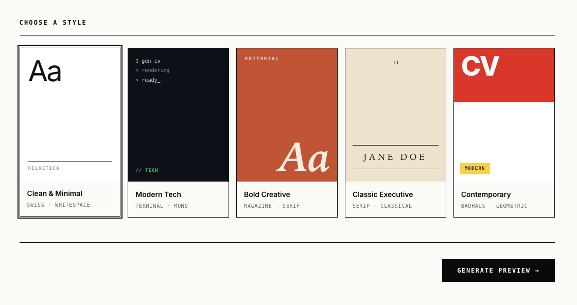 Zen CV gallery image