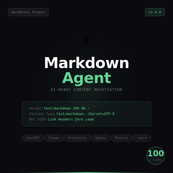 MarkDown Agent PRO for Wordpress logo