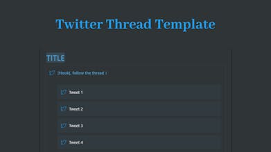 Twitter Thread Template gallery image