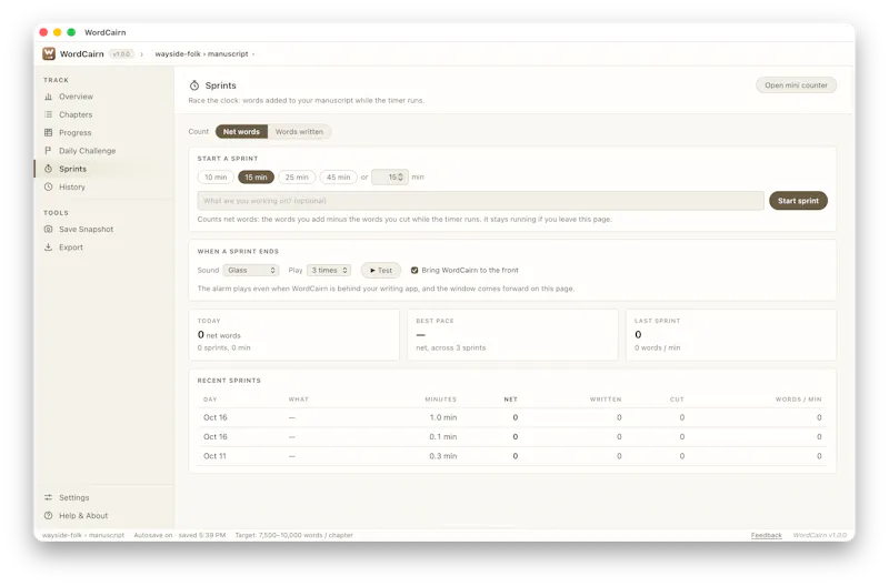 WordCairn v1.0.0 screenshot 7