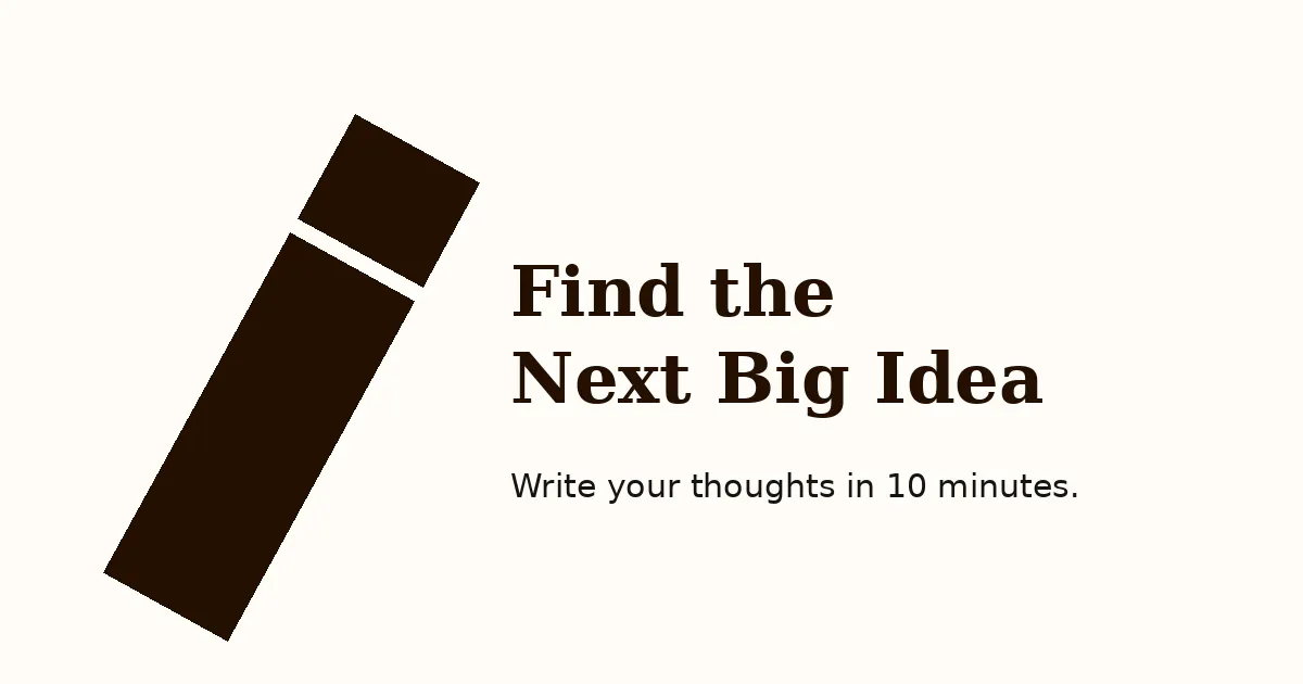 Find the Next Big Idea  gallery image
