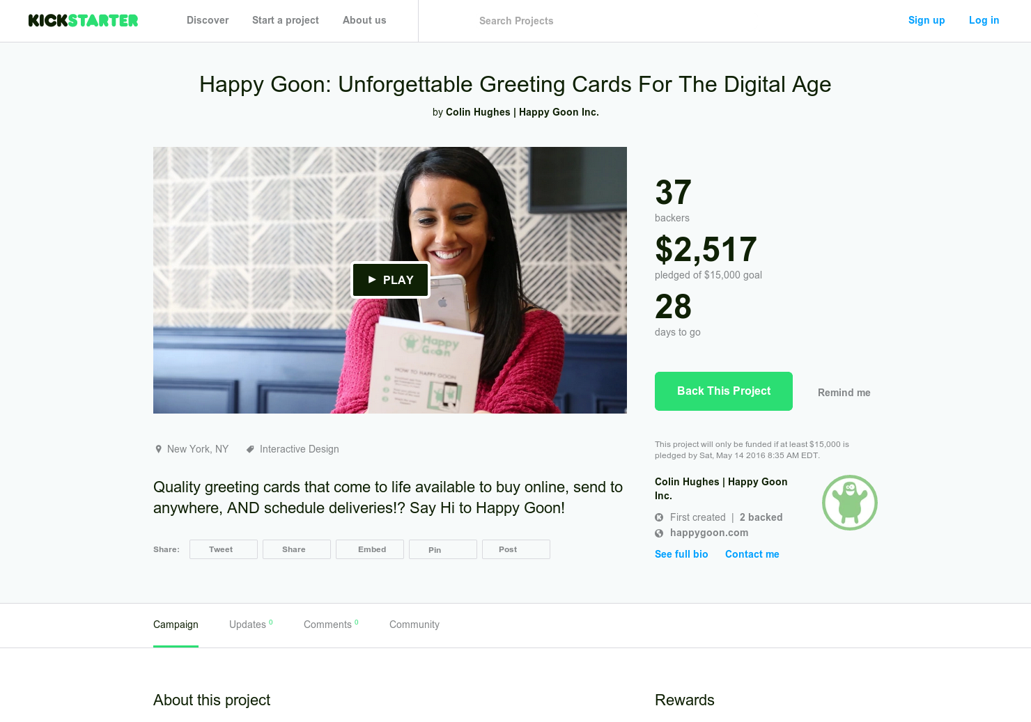 Happy Goon: Augmented Reality Greeting Cards gallery image