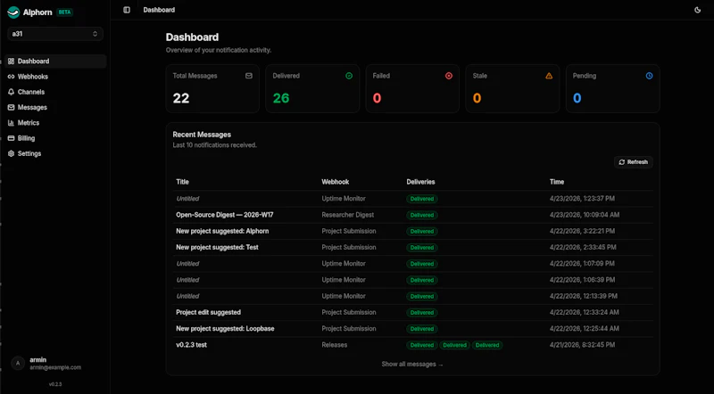 Alphorn screenshot 2