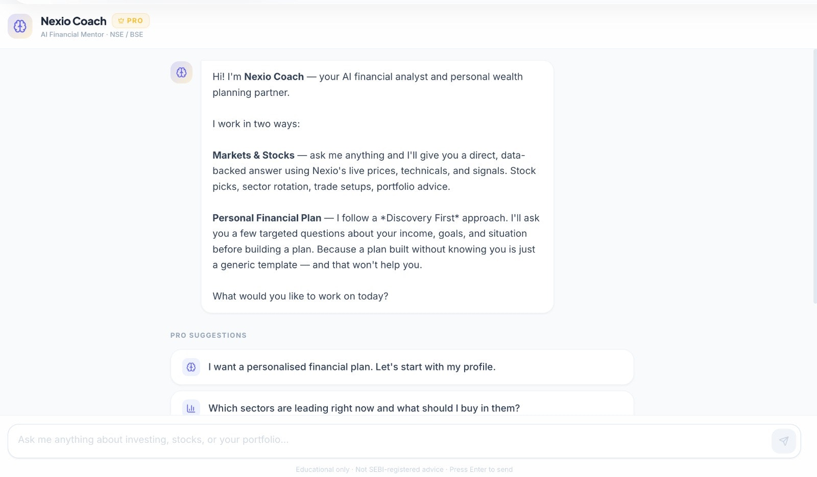 Nexio.fyi - Screenshot 3 showing product features and functionality
