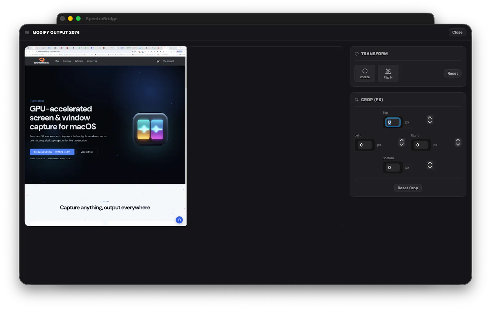 SpectraBridge screenshot 2