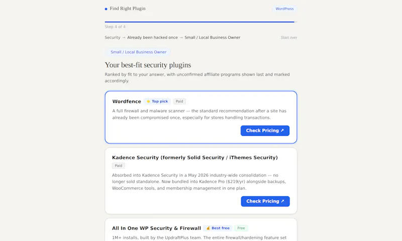 Find Right Plugin screenshot 4