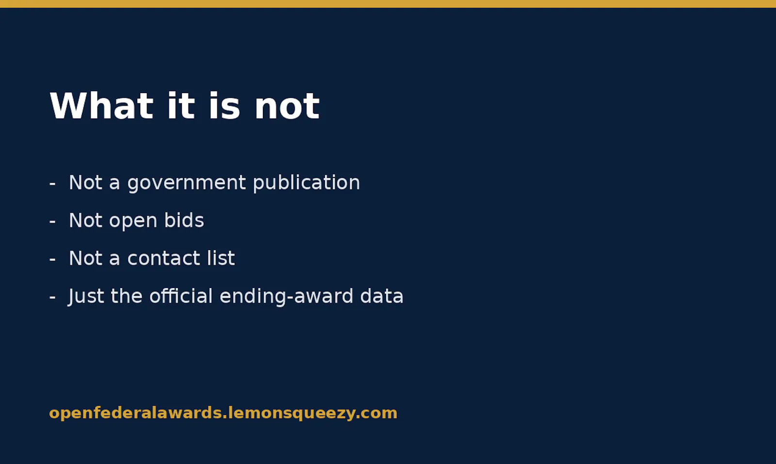 Open Federal Awards Kit Ending V1 screenshot 2