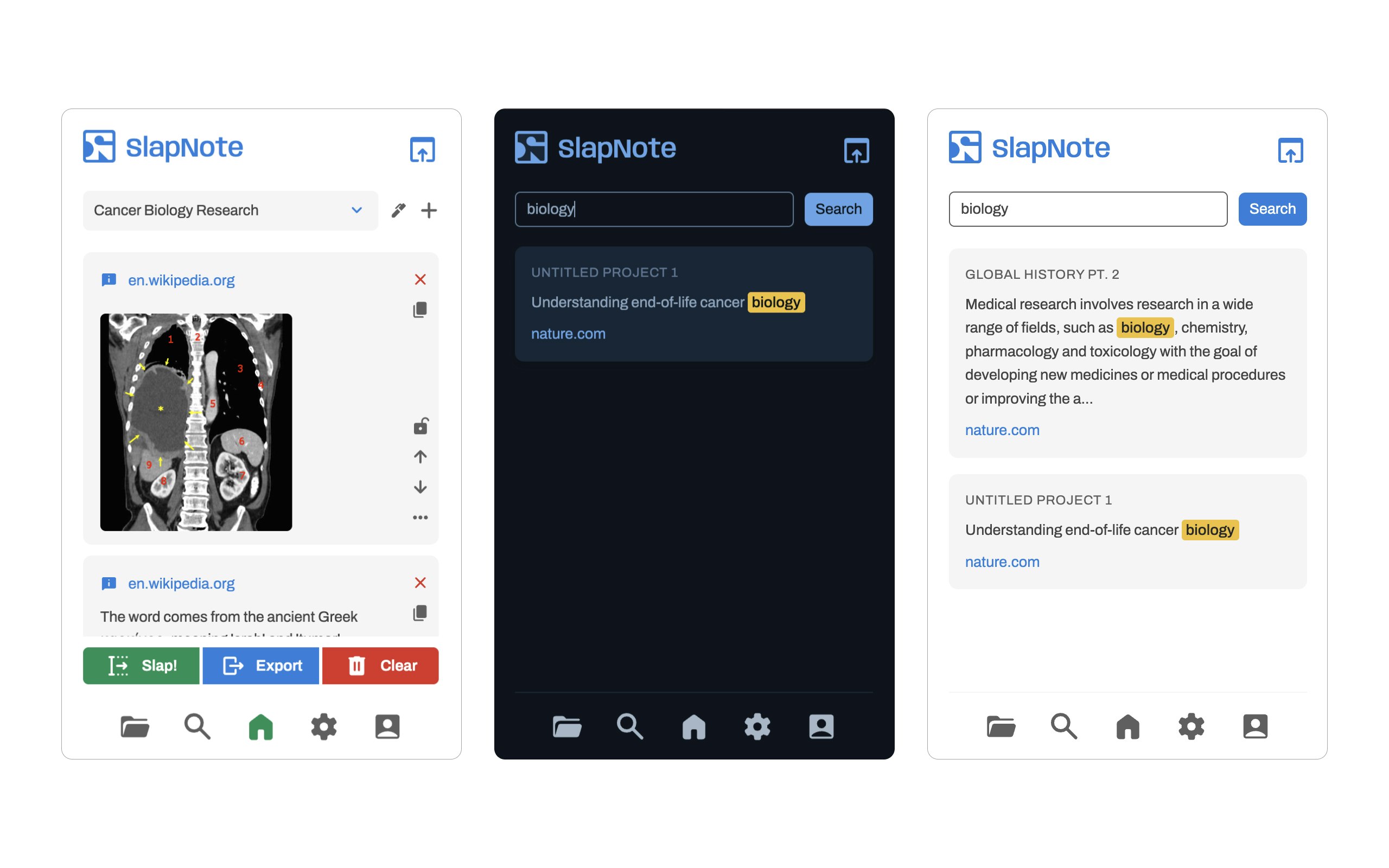 SlapNote - Screenshot 3 showing product features and functionality