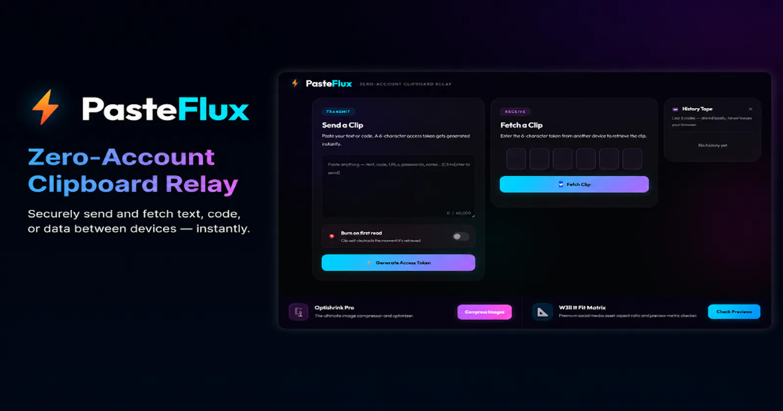 PasteFlux screenshot 1