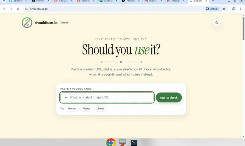 Should I Use It screenshot 2