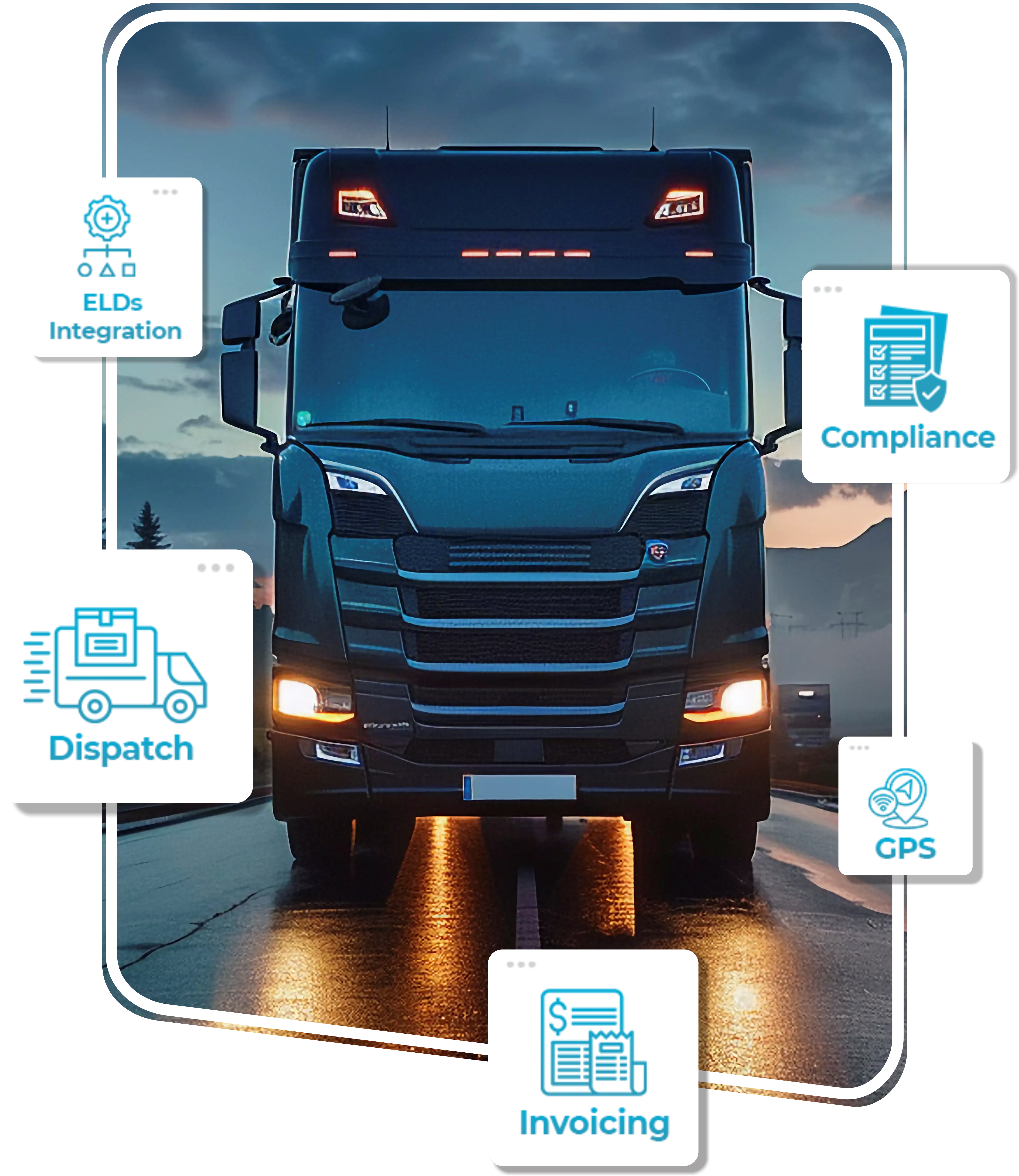 LKW -Verstand - TMS -Software für den Transport Medien 1