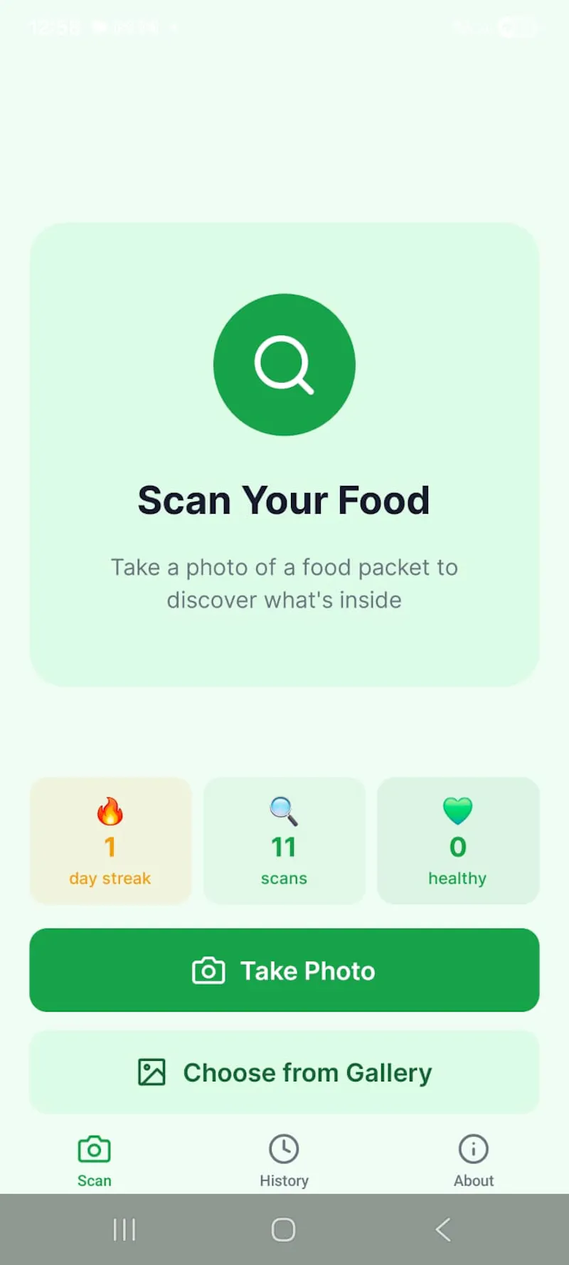 Snacker screenshot 1