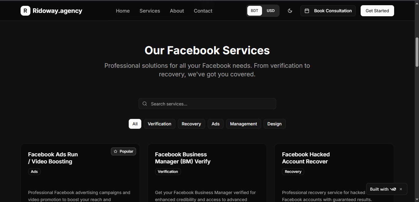 Média Ridoway.agency - Services Facebook tout-en-un pour les entreprises et les créateurs 2