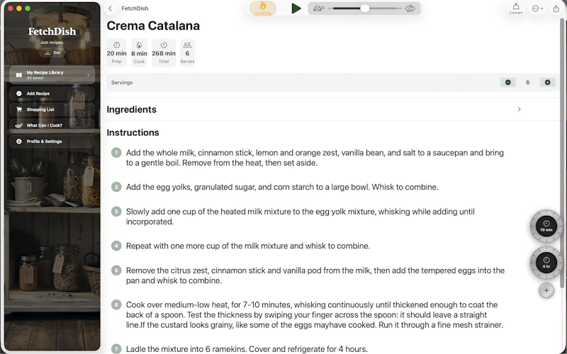 FetchDish: No life stories. Just recipes screenshot 5