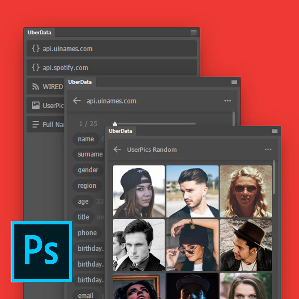 UberData for Photoshop