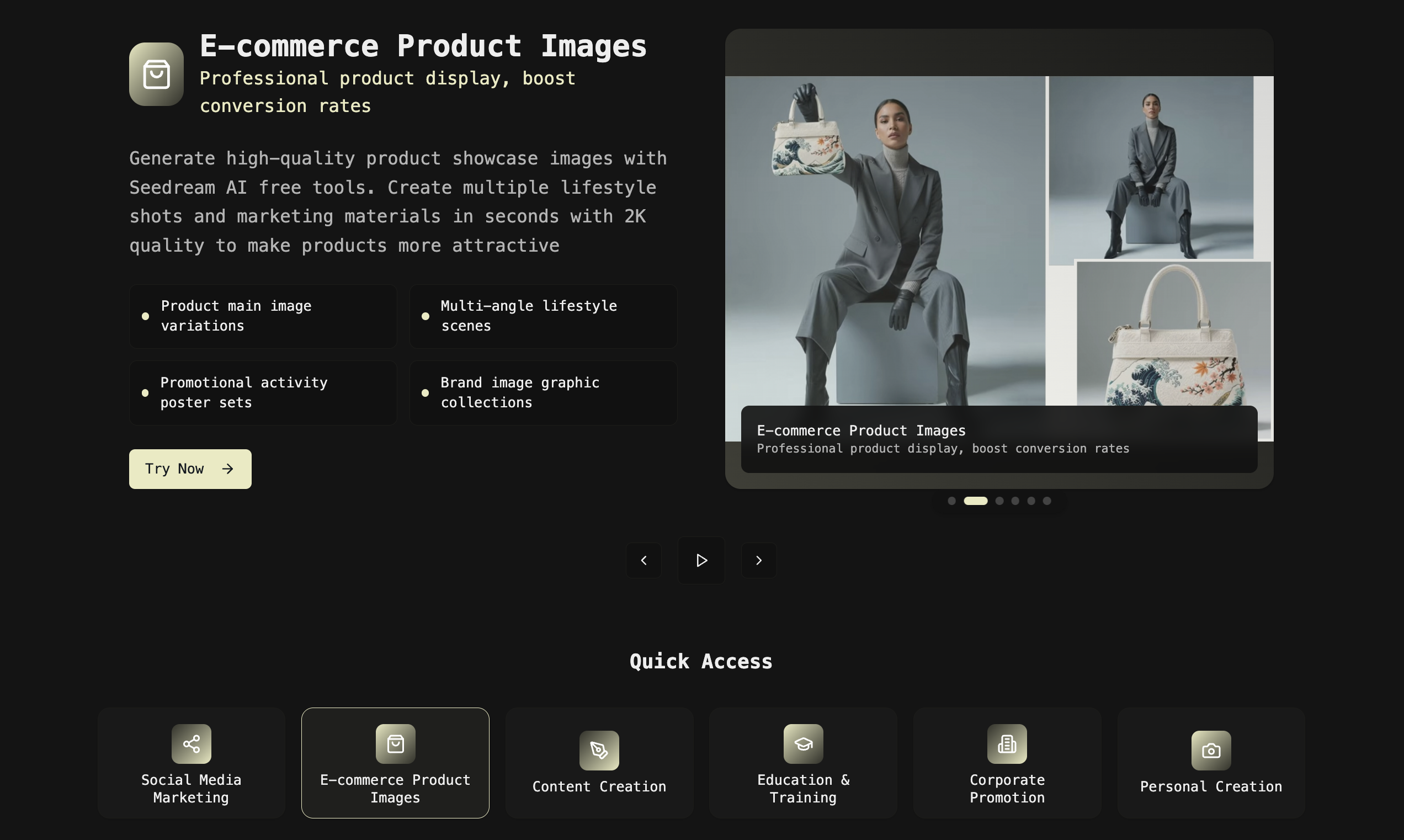 SeedReam Pro - Immagini AI ad alta risoluzione, editing preciso e fusione media 3