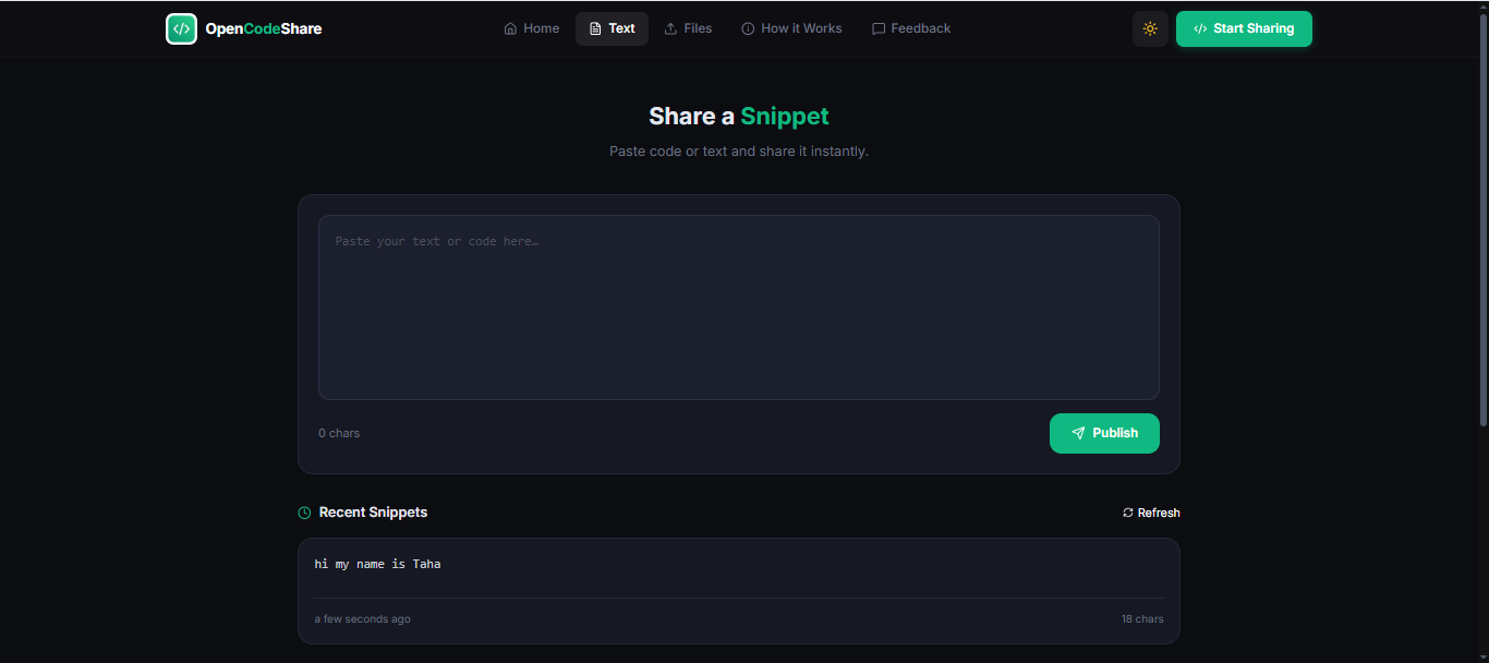 OpenCodeShare gallery image