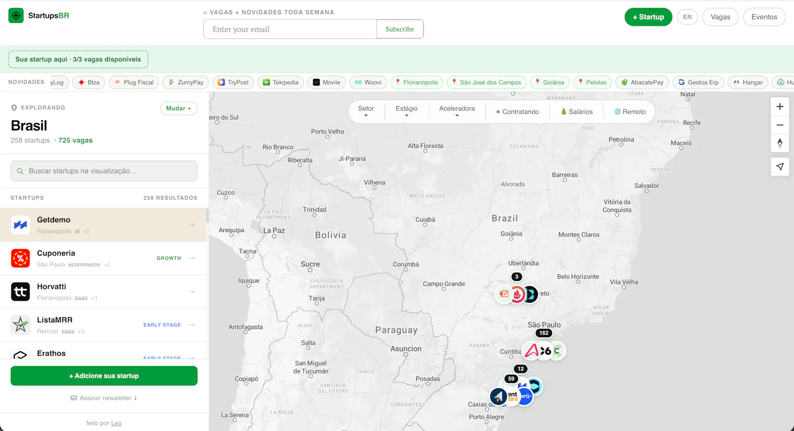 StartupsBR  screenshot 1