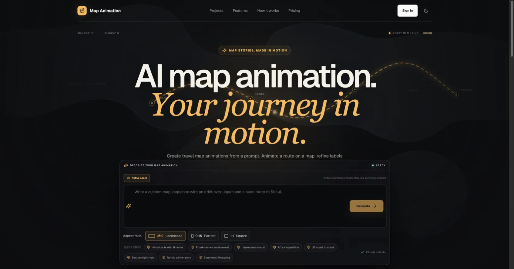 Map Animation gallery image