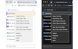 Chrome Vertical Tabs Extension media 2